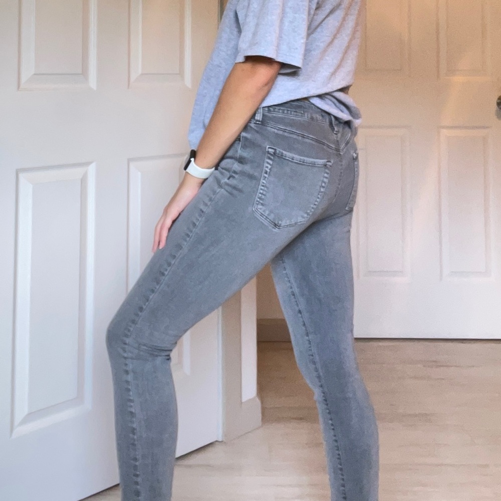 Bullhead Denim Co. Midrise Skinniest Jeans - Gray